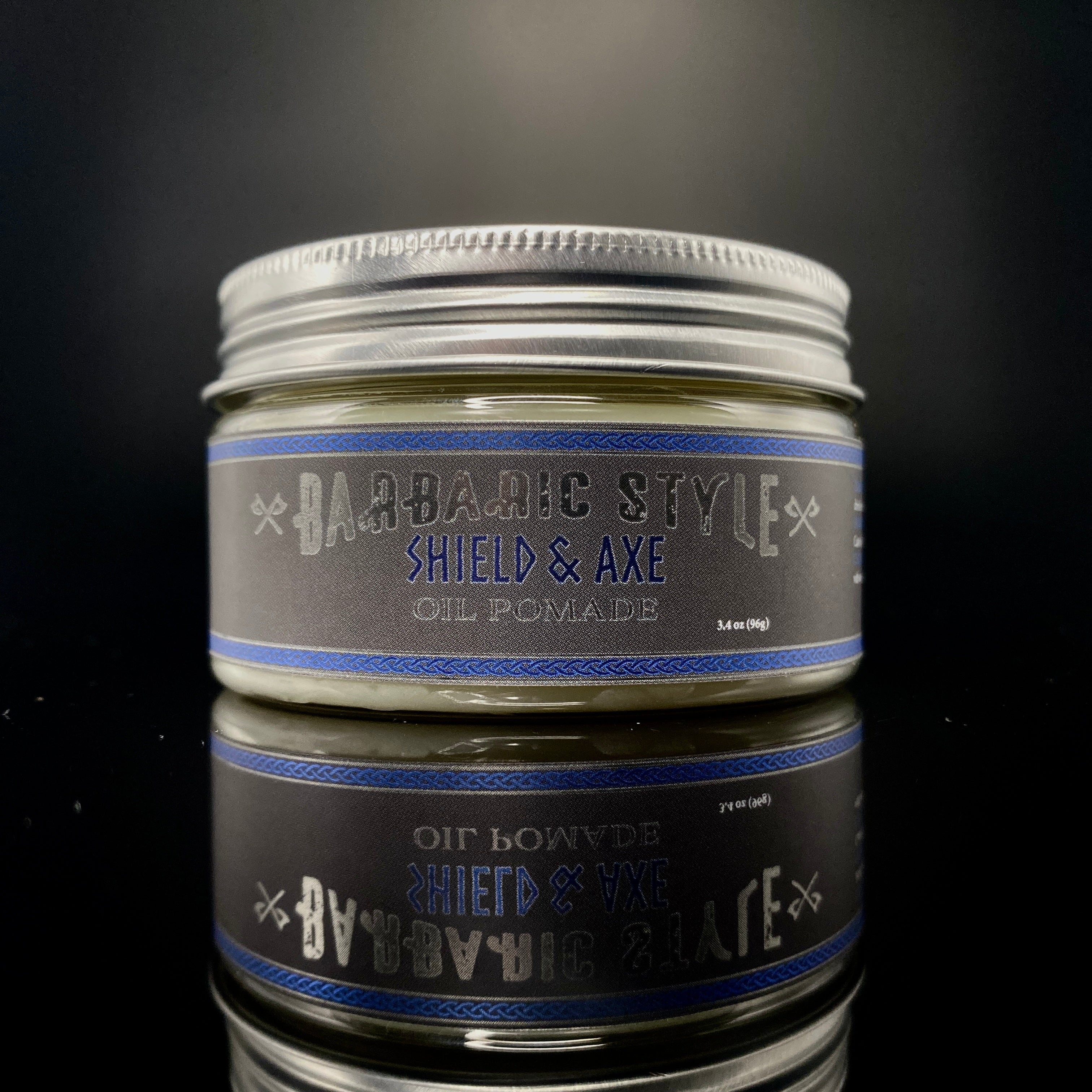 Shield and Axe Oil Pomade | Barbaric Style